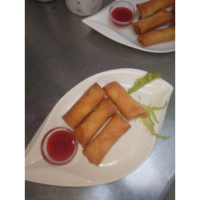 Lot de 4 rouleaux de poulet, curry et...